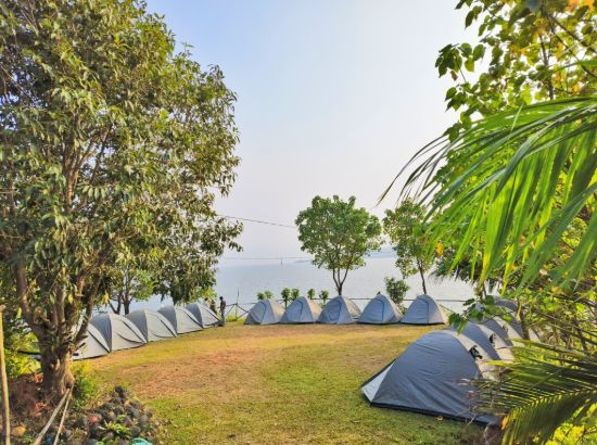 Pawna Lake camping tents