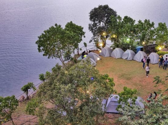 Campfire at Pawna Lake