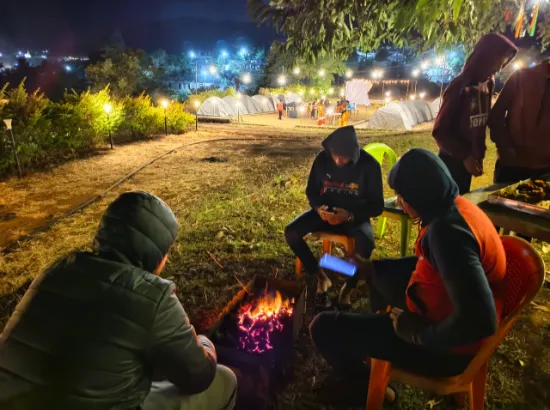 Lakeside view at Pawna